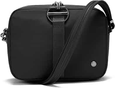 Pacsafe Citysafe CX 2.4L Anti Theft Square Crossbody, ECONYL Black